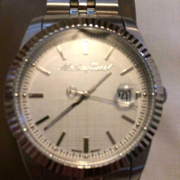 Mathey Tissot III Watch Stainless Steel Jubilee Bracelet Quartz New Unworn - Picture 1 of 10